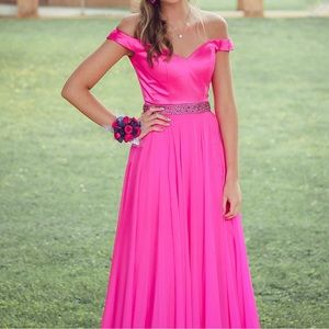 Hot Pink prom dress for sale!